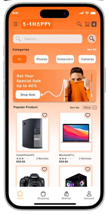 Eshoppy E-commerce app